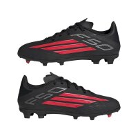 adidas F50 League Firm Ground/Multi Ground Kids Fußballschuhe Kinder - core black/lucid red/core black