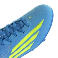 adidas F50 League FG/MG Kinder Ice Cold Precision - lucid ray blue/team solar yellow 2/lucid aquamarine