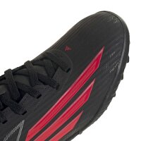 adidas F50 League Turf Kids Fußballschuhe Kinder - core black/lucid red/core black