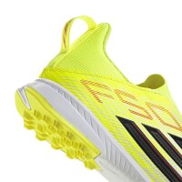 adidas F50 League Laceless Turf Kids Fußballschuhe Kinder - team solar yellow 2/core black/lucid red