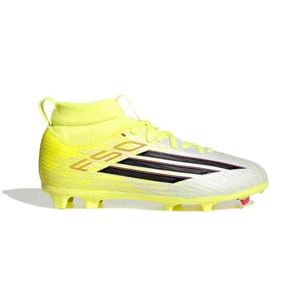 adidas F50 League Mid Cut Firm Ground / Multi Ground Kids Fußballschuhe Kinder - team solar yellow 2/core black/lucid red