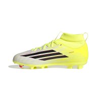 adidas F50 League Mid Cut Firm Ground / Multi Ground Kids Fußballschuhe Kinder - team solar yellow 2/core black/lucid red