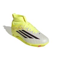 adidas F50 League Mid Cut Firm Ground / Multi Ground Kids Fußballschuhe Kinder - team solar yellow 2/core black/lucid red