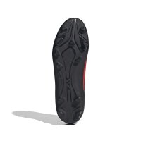 adidas F50 Club Firm Ground / Multi Ground Fußballschuhe - core black/lucid red/core black