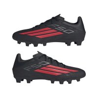 adidas F50 Club Firm Ground / Multi Ground Fußballschuhe - core black/lucid red/core black