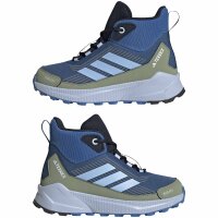 adidas Terrex Trailmaker 2 Mid Rain.Rdy Wanderschuhe Kinder - dusky petrol/glow blue/tent green