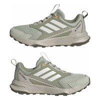 adidas Tracefinder Trailrunning-Schuhe Damen - halo green/off white/lucid tangerine