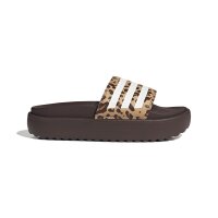 adidas Platform Adilette Damen - shadow brown/white/magic...