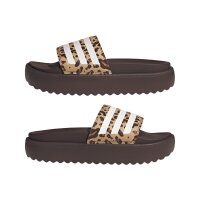 adidas Platform Adilette Damen - shadow brown/white/magic beige