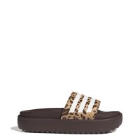 adidas Platform Adilette Damen - shadow brown/white/magic...