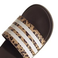 adidas Platform Adilette Damen - shadow brown/white/magic beige