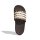 adidas Platform Adilette Damen - shadow brown/white/magic beige