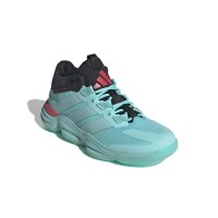 adidas Court Stabil Hallenschuhe Herren - flash aqua/flash aqua/semi lucid red