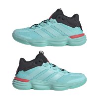 adidas Court Stabil Hallenschuhe Herren - flash aqua/flash aqua/semi lucid red