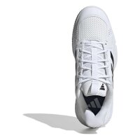 adidas Court Flight Indoor Handballschuhe Herren - white/core black/white