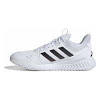adidas Court Flight Indoor Schuhe Herren - white/core black/white