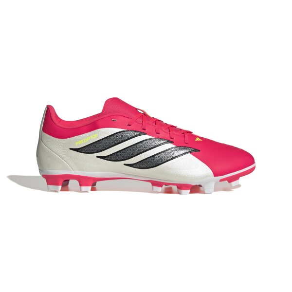 adidas Predator Club Firm Ground/Multi Ground Fußballschuhe - lucid red/core black/white