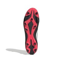 adidas Predator Club Firm Ground/Multi Ground Fußballschuhe - core black/white/lucid red