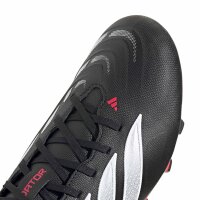 adidas Predator Club Firm Ground/Multi Ground Fußballschuhe - core black/white/lucid red