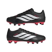 adidas Predator Club Firm Ground/Multi Ground Fußballschuhe - core black/white/lucid red