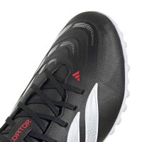 adidas Predator Club Turf Fußballschuhe - core black/white/lucid red