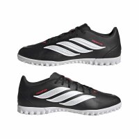 adidas Predator Club Turf Fußballschuhe - core black/white/lucid red