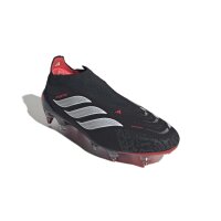 adidas Predator Elite Laceless Soft Ground Fußballschuhe - core black/white/lucid red