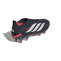 adidas Predator Elite Laceless Soft Ground Fußballschuhe - core black/white/lucid red