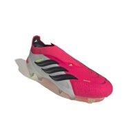 adidas Predator Elite Laceless Firm Ground Fußballschuhe - lucid red/core black/white