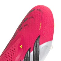 adidas Predator Elite Laceless Firm Ground Fußballschuhe - lucid red/core black/white