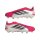 adidas Predator Elite Laceless Firm Ground Fußballschuhe - lucid red/core black/white