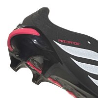 adidas Predator League Fold-Over Tongue Firm Ground Fußballschuhe - core black/white/lucid red