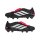 adidas Predator League Fold-Over Tongue Firm Ground Fußballschuhe - core black/white/lucid red