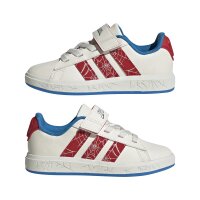 adidas Marvel Spider-Man Grand Court Schuhe Kinder - cloud white/pure ruby/bright blue