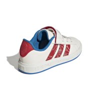 adidas Marvel Spider-Man Grand Court Schuhe Kinder - cloud white/pure ruby/bright blue