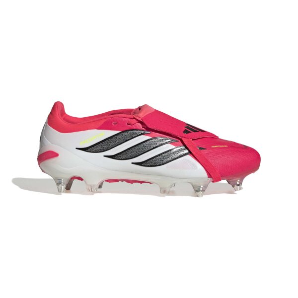 adidas Predator Pro Fold-Over Tongue Soft Ground Fußballschuhe - lucid red/core black/white