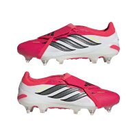 adidas Predator Pro Fold-Over Tongue Soft Ground Fußballschuhe - lucid red/core black/white