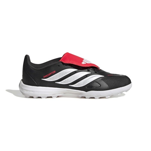 adidas Predator League Fold-Over Tongue Turf Kids Fußballschuhe Kinder - core black/white/lucid red