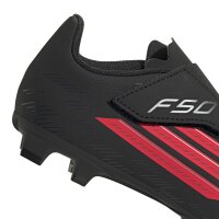 adidas F50 Club Velcro Firm Ground / Multi Ground Kids Fußballschuhe Kinder - core black/lucid red/core black