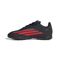 adidas F50 Club Turf Fußballschuhe Kids Kinder - core black/lucid red/core black