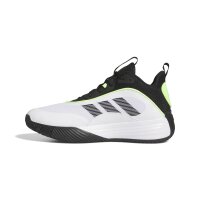 adidas Ownthegame 3.0 Basketballschuhe Herren - white/core black/lucid lemon
