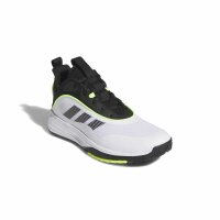 adidas Ownthegame 3.0 Basketballschuhe Herren - white/core black/lucid lemon