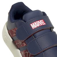 adidas X Marvel Spider-Man Grand Court Kids Schuhe Kinder - dark blue/active maroon/off white