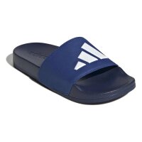 adidas Adilette Shower Logo Badelatschen Kinder - dark blue/white/team royal blue