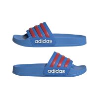 adidas Shower Adilette Kinder - lucid ray blue/semi lucid red/off white
