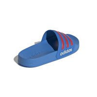 adidas Shower Adilette Kinder - lucid ray blue/semi lucid red/off white