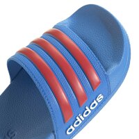 adidas Shower Adilette Kinder - lucid ray blue/semi lucid red/off white