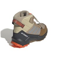 adidas Terrex Ax4R Mid Climawarm+ Wanderschuhe Kinder Kinder - cardboard/matte silver/semi impact orange
