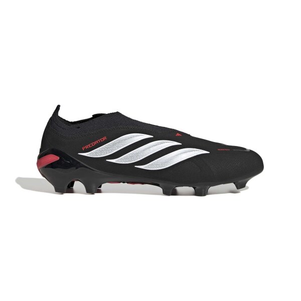 adidas Predator League Laceless Firm Ground Fußballschuhe - core black/white/lucid red