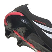 adidas Predator League Laceless Firm Ground Fußballschuhe - core black/white/lucid red
